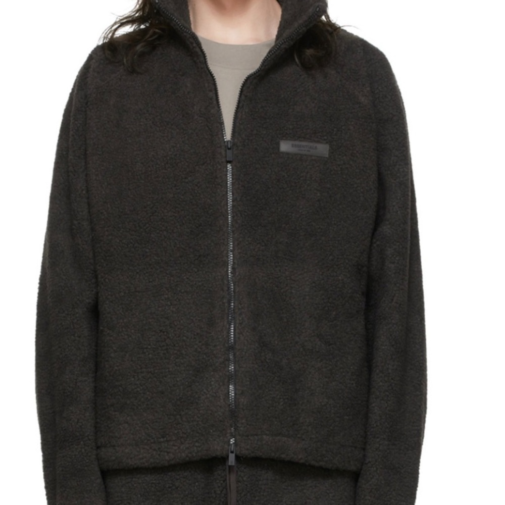 ESSENTIALS SSense Sherpa Fleece Polyester Jacket Full Zip Medium Fear Of God